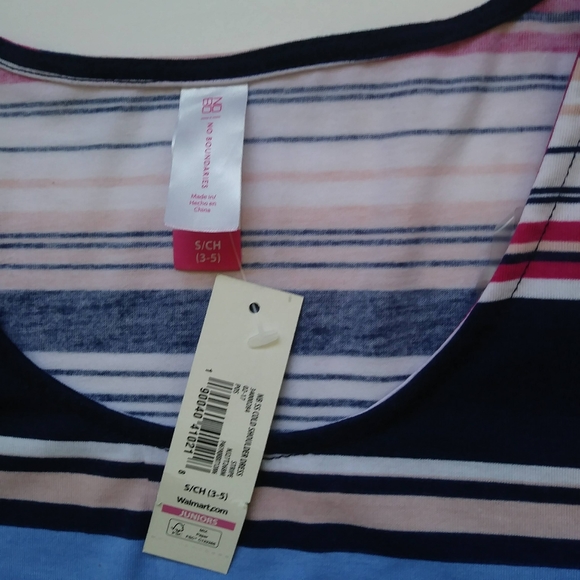 No Boundaries Striped Cold Shoulder Summer Dress - Picture 8 of 8